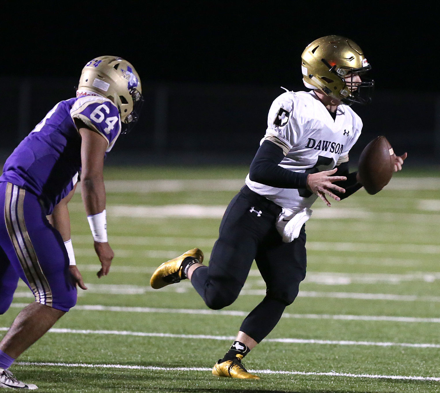 Dawson (8-2) vs. Evadale (5-4), 7 p.m. Friday at Crockett